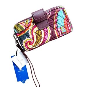 Vera Bradley RFID Smartphone Wristlet Heirloom Paisley NWT
